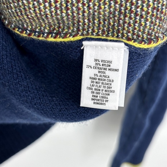 Bonobos‎ Mens Putting Scenic Crew Neck Sweater Small Golf Mushroom Wool Alpaca - Picture 8 of 9